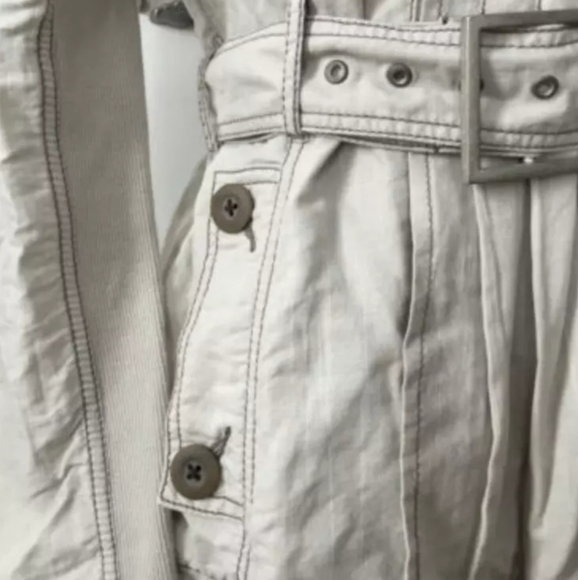 NEW Free People Anthropologie Double Breasted Coat Belt Jacket Gray Small 4-6 - Picture 4 of 6